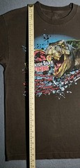Vintage Universal Studios Jurassic Park the Ride Graphic T Shirt Sz L Rare