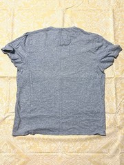 Hollister Men’s Gray Seagull Logo Graphic Crew Neck Short Sleeve Knit Tee, XL
