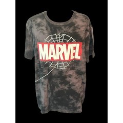 Spider-Man: Across The Spider-Verse MARVEL Black Tide Dye T-Shirt Men’s Medium