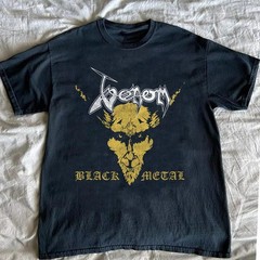 Venom Black Metal Unisex Black T-shirt Size S-5XL