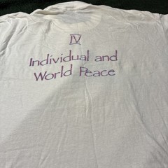 Vintage 80’s Prana Awareness Training Tee Spiritual XL Chakra Yoga Zen Meditate