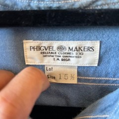 PHIGVEL Men’s Blue Shirt Size M – Soft Feel, Comfortable Fit