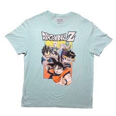 Dragon Ball Z Goku Vegeta Piccolo T Shirt Mens XL Blue DBZ Anime Graphic Tee
