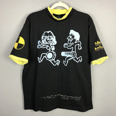 Asap Rocky Nuts & Bolts Injured Generation Tour Graphic T-Shirt M Black Yellow