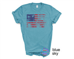 USA Distressed Flag Men T Shirt Patriotic Unisex Adult and youth sizes T-shirt
