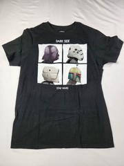 Star Wars T-Shirt M Men Black Dark Side Darth Vader Stormtrooper Boba Fett Tee