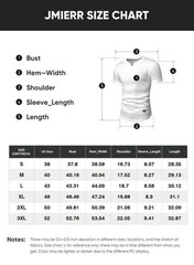 Mens Muscle Slim T Shirt V-Neck Longline Henley Shirt X-Large 1-V Neck 0 White