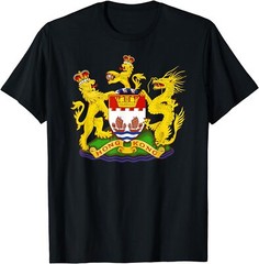 NEW LIMITED Hong Kong Coat of arms Design Gift Idea Premium Tee T-Shirt S-3XL