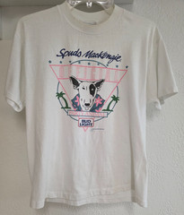 Vintage 80s Budweiser Spuds Mackenzie Party Animal T-Shirt .