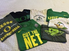 7 Oregon Duck Shirts. Size 2X Worn But Still Lots Of Life Remaining!