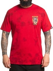 Sullen Men’s One Love Short Sleeve Premium T-shirt Chili Pepper Dark Red Crystal
