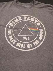 Pink Floyd Dark Side Of The Moon Grey T-Shirt Mens 2X