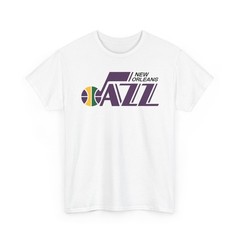 New Orleans Jazz Louisiana Basketball 1974-1979 T-shirt