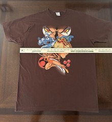 Thundercats T-Shirt Cartoon Graphic 2007 Bay Island Sportswear Brown Adult Sz XL