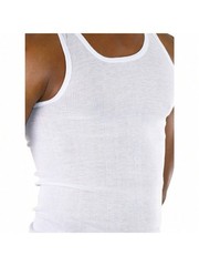 ToBeInStyle Men’s Slim Fit Shallow Scoop Neck Sleeveless A-Shirts