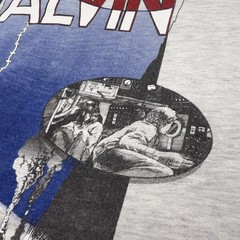 Vintage Deep Sea Exploration Tee Shirt Mens Large Grey Alvin Submersible 90s