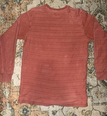 Supreme raised stripes L/S top FW2016 Orange
