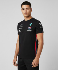 Authentic Mercedes-AMG F1 Team 2020 Men’s Motorsport Driver T-Shirt Black