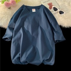100% Cotton O-Neck Oversized Summer Short Sleeve Men’s T Shirt HipHop Streetwear
