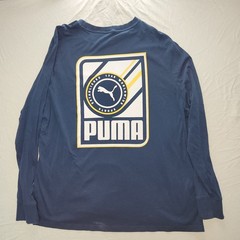 UMA Mens XXL Long Sleeve Graphic T-Shirt Blue “Established 1948” Big Logo