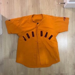 [Vintage] Rare 90s Nike Air Jordan Orange MJ 23 Baseball Jersey