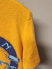 Anvil Lightweight Adult Medium Yellow Hook Print Destin, Florida T-shirt