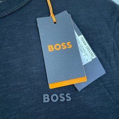 NWT Hugo Boss Men’s S Cotton T-Shirt Crew Neck Classic Fit Black Short sleeve