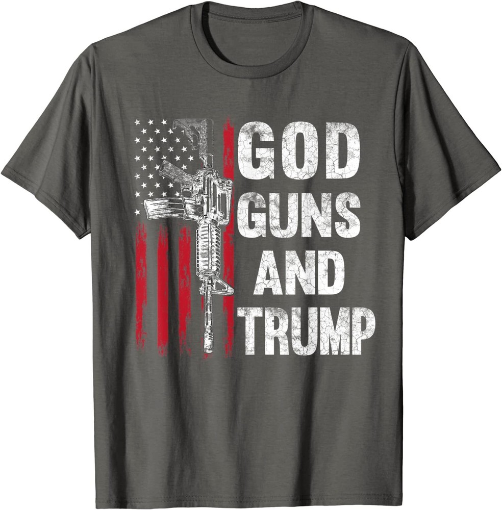 God Guns And Trump 2nd Amendment Flag AR15 Gift Unisex T-Shirt