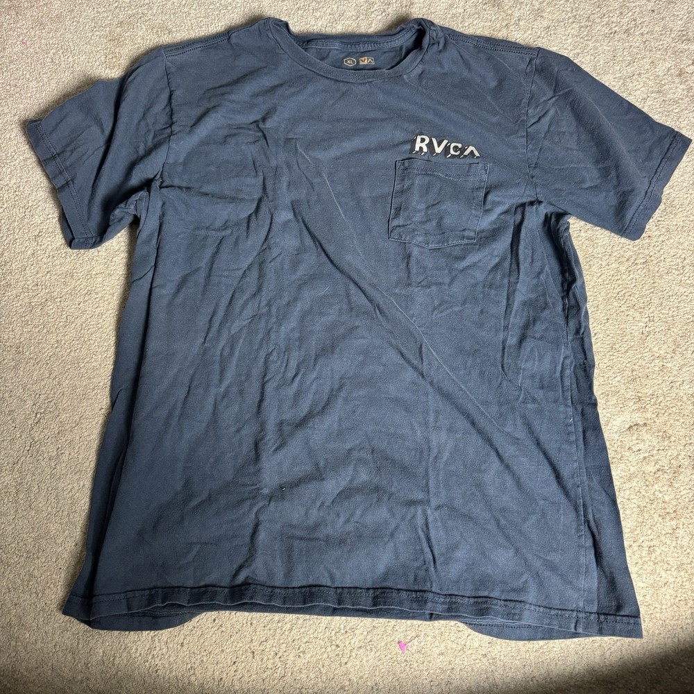 RVCA Mens Crew Neck T Shirt XL Blue ARtist Network Program