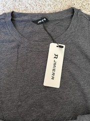 JMIERR MENS GRAY LARGE SHORT SLEEVE SOFT