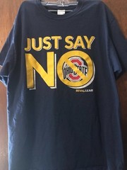 Rivalgears Men’s Navy Just Say No Ohio State Large Good Condition