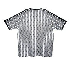 Puma The NeverWorn Geometric Pattern Tee Mens XL Gray Black White T-Shirt Retro