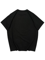 Niepce Men’s Japanese Streetwear Bomb Faded Graphic Half Sleeve T-shirt