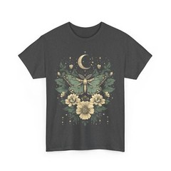 Goblincore Moth and Butterfly Moon Phases Flowers Women Men T-Shirt