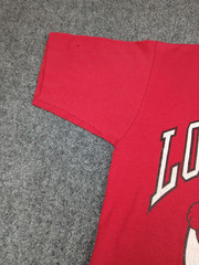 Vintage 80s Louisville University Mascot Logo T Shirt Mens Size Medium Red 1987