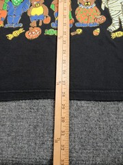 Vintage 80s 90s Halloween Squad Long Sleeve Mens T Shirt Size XL Rare Mummy