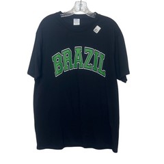 Port & Company Brazil Graphic Tshirt Mens Large Black