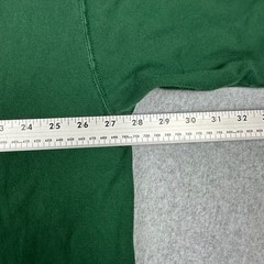 Russell Athletic Mens XXL Long Sleeve T-Shirt Green Crew Neck Cotton Blend Solid