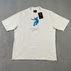 Air Jordan x Union T Shirt Mens Medium Photon Dust GFX Short Sleeve