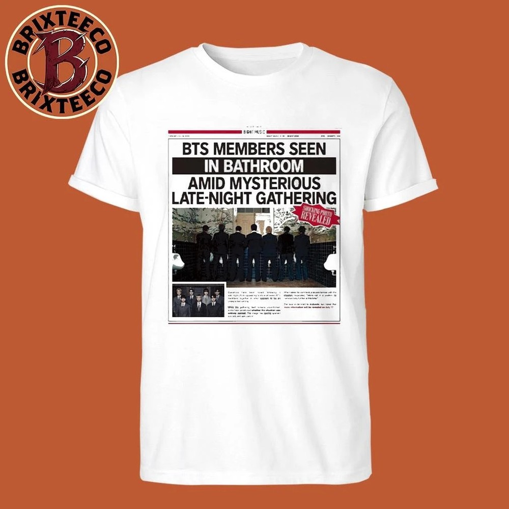 Normal MV Teaser Newspaper Bathroom T-Shirt