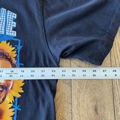 Post Malone T-Shirt Unisex XL Black Sunflower Posty Double Sided RARE The Roxx