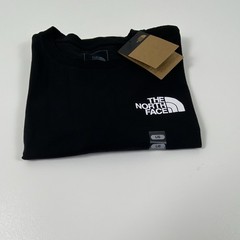 The North Face Men’s Solid Black Logo Crew Neck Short Sleeve T-Shirt Size L