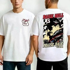 Vintage Racing Legend Inspired T-shirt, “Raise Hell Praise Dale” 1951-2001 Doubl