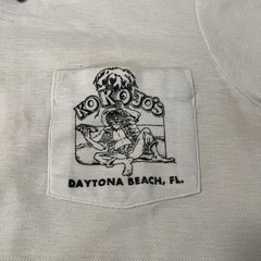 True Vintage 70s Daytona Beach KokoJo’s Polo Bike Week Single Stitch Skate Surf