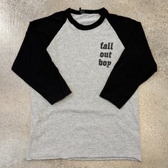 Vintage Y2K Fall Out Boy Irresistible Raglan Tee Shirt Small Migos Pop Punk 3/4