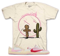 Shirt To Match Jordan 1 Travis Shy Pink Tropical Pink Shoes – ST Cactus Tees