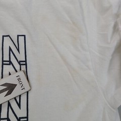 Champion Shirt Mens 1 Extra Large 1XL White Spell Out Outdoors