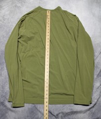 Public Rec Henley Shirt Mens 2XL Green Long Sleeve Pima Cotton Tencel Stretch