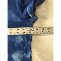 Hollister Must-Have Collection Blue Tie Dye Men’s XS NWT Curved Hem