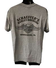 Harley Davidson Men’s Brother Eagle Short Sleeve T-Shirt Gray 3002854-MDGH